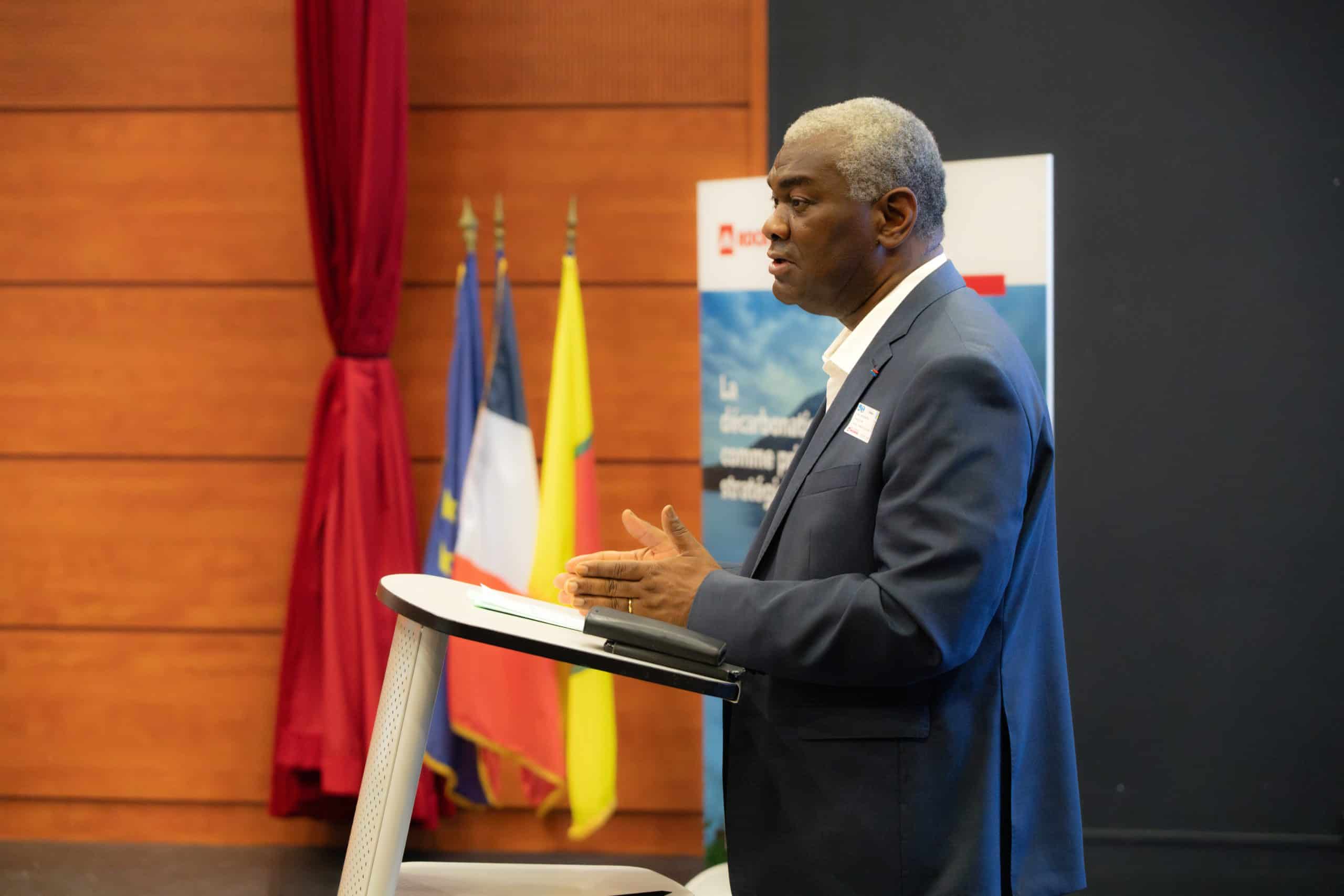 Monsieur le Préfet du Puy-de-Dôme, Joël Mathurin, à l'inauguration ROCKWOOL