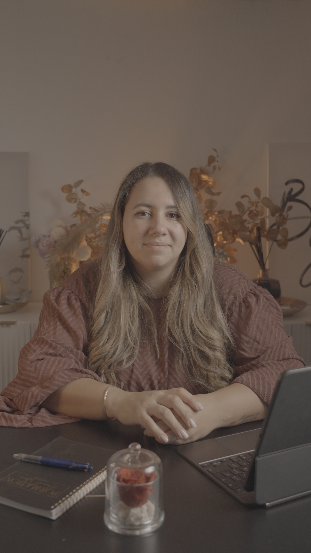 Image brute en S-Log3 avant étalonnage, Head Spa Formation avec Mélanie